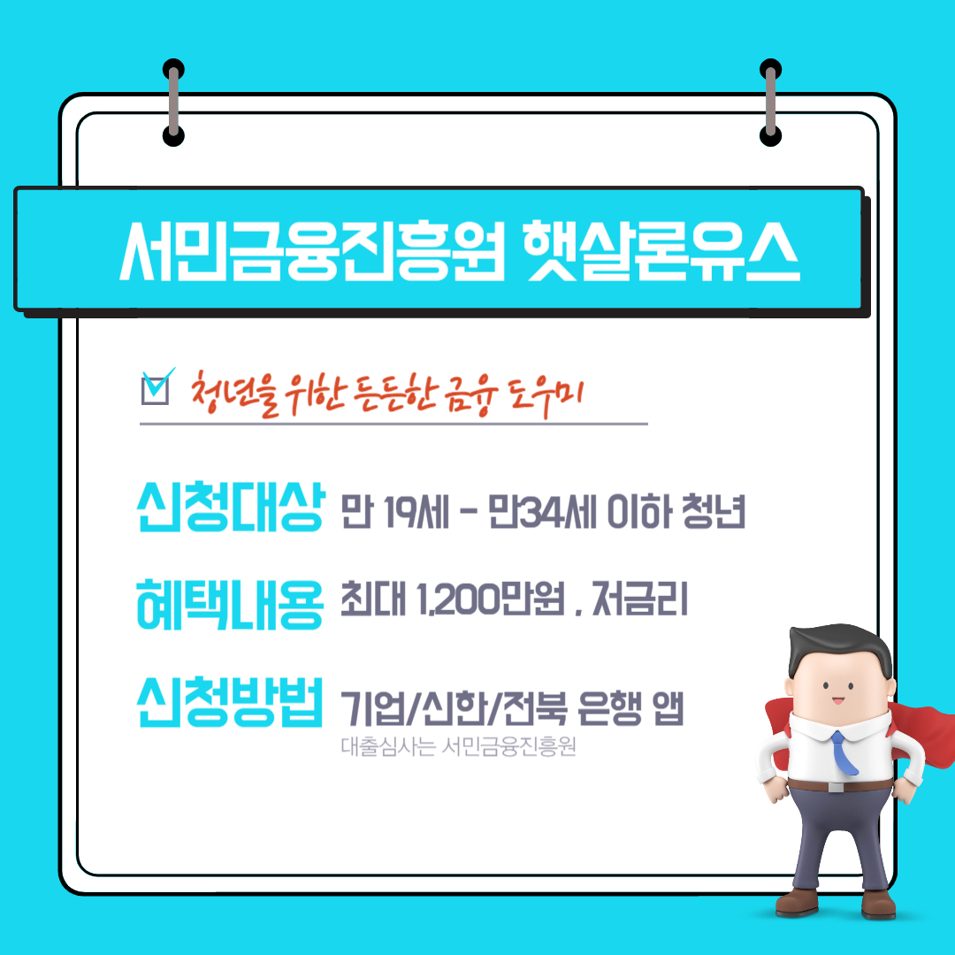 서민금융진흥원 햇살론유스